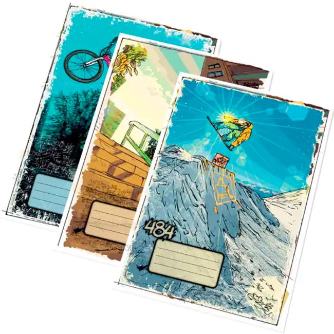 [BK048400] Zošit 484, A4, 80 listov, linajkový