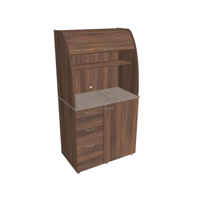 [ON450177] Kuchynka bez vybavenia ľavá, 100x189,1x60 cm, orech/orech