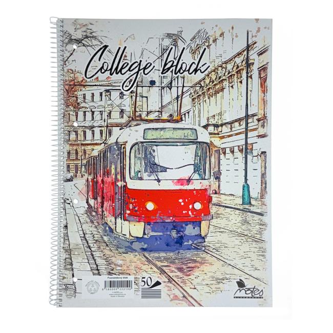 [BK140542] Blok College Notes A4 50 listov linajkový