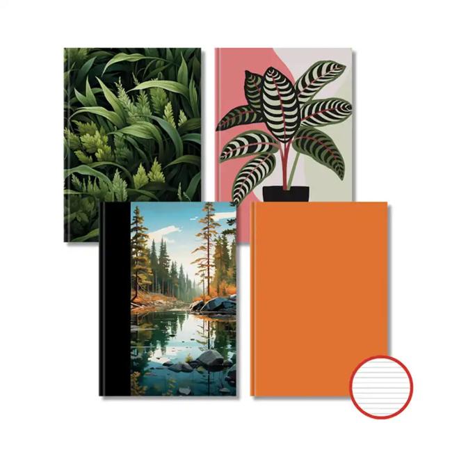 [BK151040] Záznamová kniha A5 96 listov linajková, mix motívov