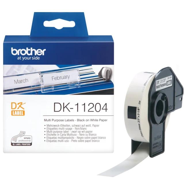 [BR112040] Samolepiace etikety Brother DK-11240 17 x 54 mm multifunkčné biele