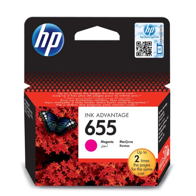 Atramentová náplň HP CZ111AE HP 655 magenta (600 str.) pre Deskjet Ink Advantage 3525/4615/4625/5525