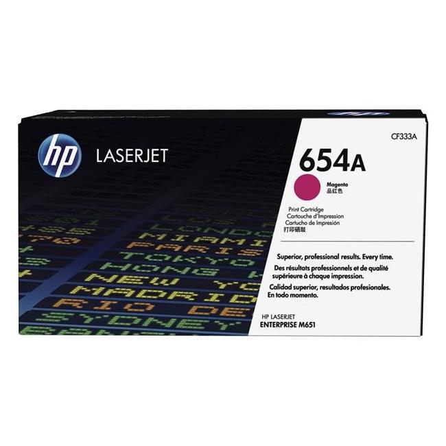 Toner HP CF333A HP 654A magenta (15.000 str.) pre LaserJet Enterprise M651