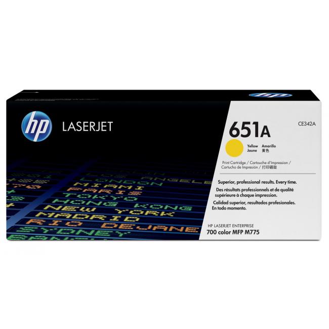 Toner HP CE342A HP 651A yellow (16.000 str.) pre LaserJet Enterprise M775