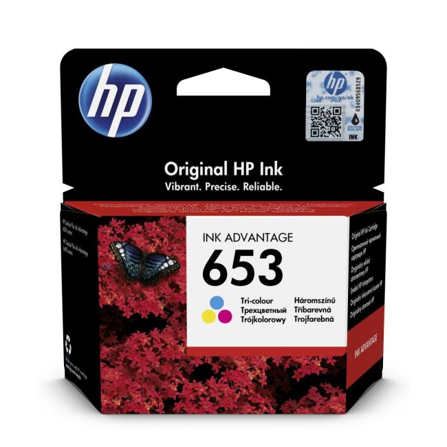 [HP000374] Atramentová náplň HP 3YM74AE HP 653 color (200 str.) pre DeskJet Plus Ink Advantage 6075/6475