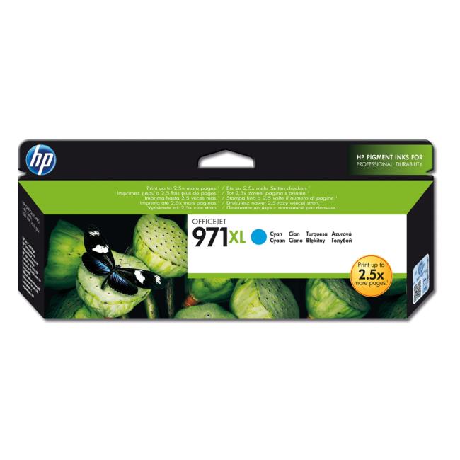 Atramentová náplň HP CN626AE HP 971XL cyan XL (6.600 str.) pre Officejet Pro X451dw/X476dw/X551dw