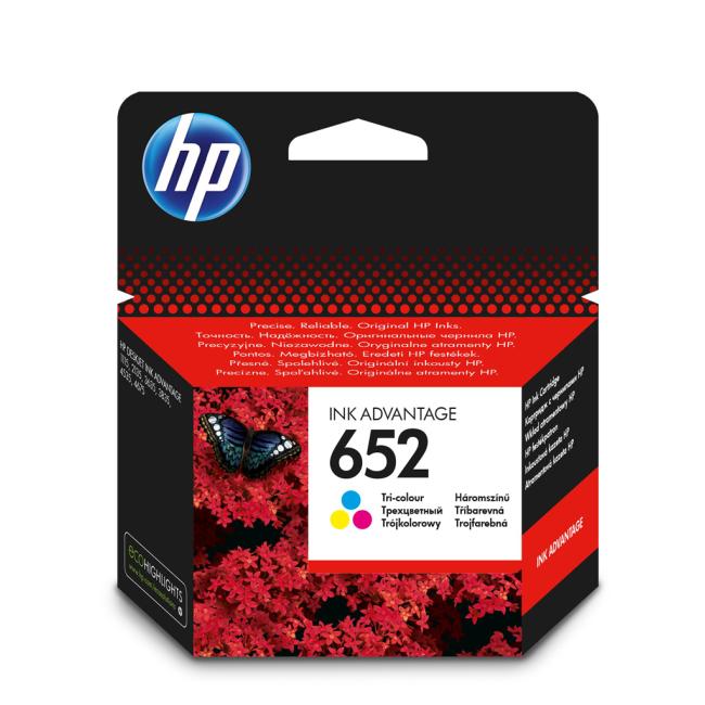 [HP001625] Atramentová náplň HP F6V24AE HP 652 color (200 str.) pre DeskJet Ink Advantage 1115/2135/3635/377