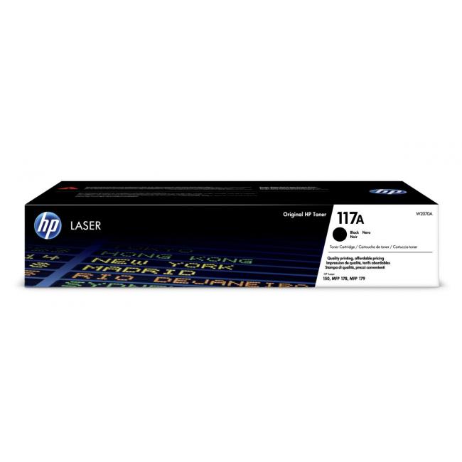 Toner HP W2070A HP 117A black (1.000 str.) pre Color Laser 150a/ MFP 178nw/179fnw