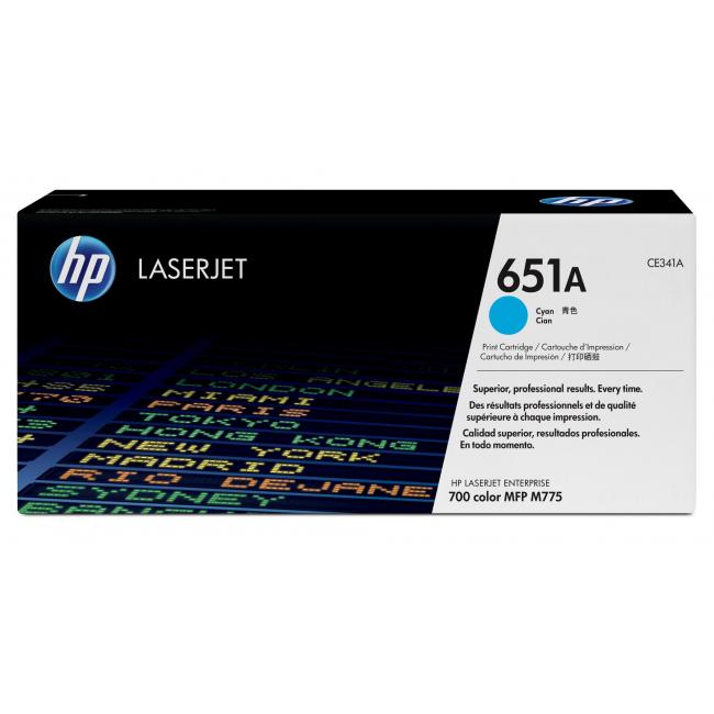 Toner HP CE341A HP 651A cyan (16.000 str.) pre LaserJet Enterprise M775