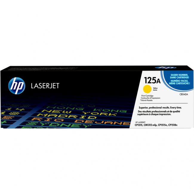 Toner HP CB542A HP 125A yellow (1.400 str.) pre LaserJet CP1215/1515