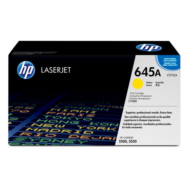 Toner HP C9732A HP 645A yellow (12.000 str.) pre Color LaserJet 5500/5550