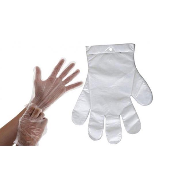 [HY000077] Rukavice jednorazové, mikroténové HDPE (100 ks)