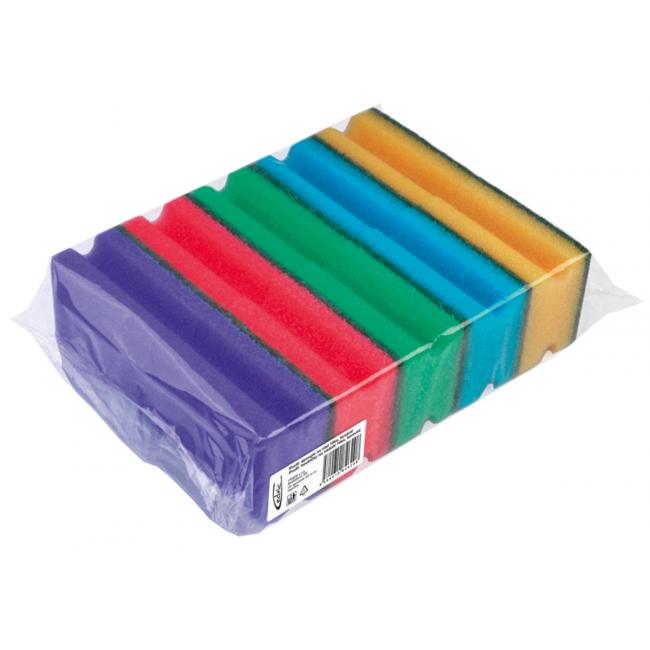 [HY000910] Hubka na riad tvarovaná farebná 10 kusov