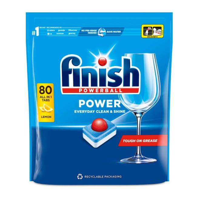 [HY012727] Finish tablety do umývačky riadu All in1 Max ( 80ks) Lemon