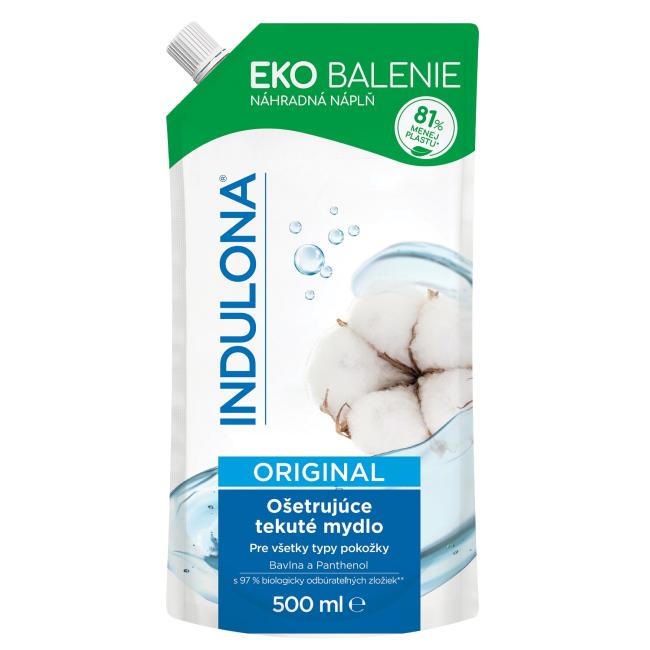 [HY047347] Tekuté mydlo INDULONA náhradná náplň 500ml Original