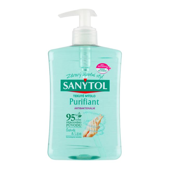 [HY050322] Sanytol tekuté mydlo antibakteriálne Purifiant, 500 ml