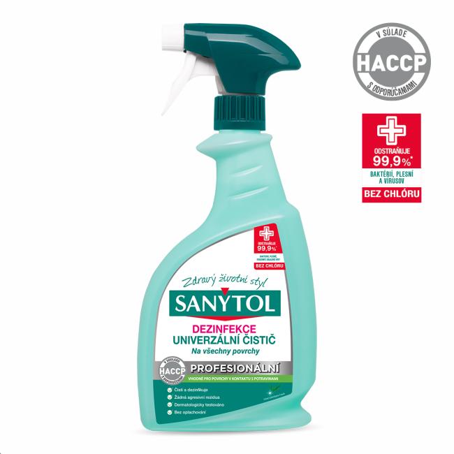 [HY061105] Sanytol univerzálny čistič Professional sprej 750 ml