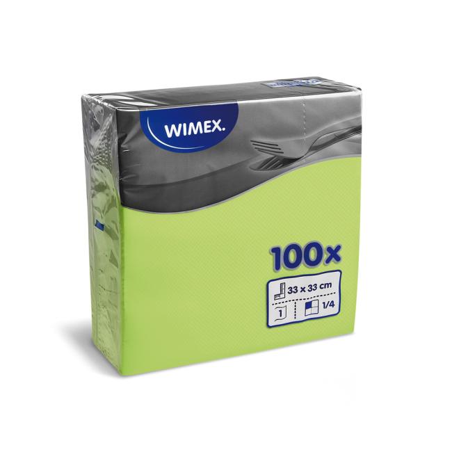 [HY070517] Papierové servítky 1-vrstvové GASTRO 33 x 33cm zelené (100 ks)