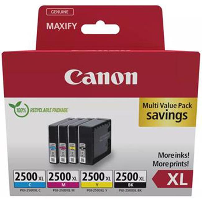 Atramentová náplň Canon PGI-2500 pre MAXIFY iB4050/MB5050/MB5350 XL multipack BK/C/M/Y