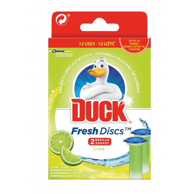 [HY177480] Náhrada DUCK Fresh Discs WC gél 2 x 36 ml Limetka