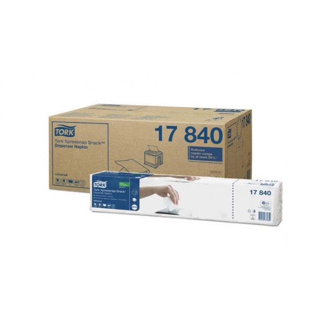 [HY178400] Papierové servítky 1-vrstv. TORK Xpressnap Snack biele N10 (8 x 5 x 225 ks)