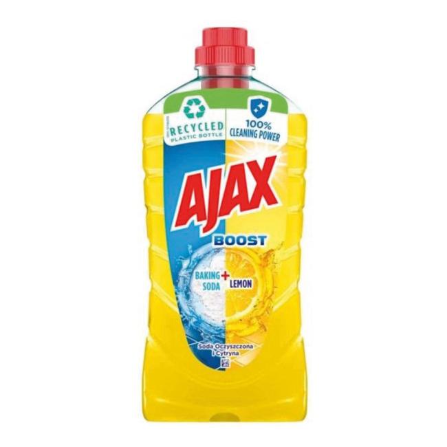 [HY190160] Ajax na podlahy Boost Baking 1 l Soda & Lemon (žltý)