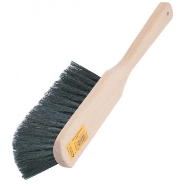 [HY252080] Metlička drevená neleštená s prírodnými vlasmi (konský vlas)