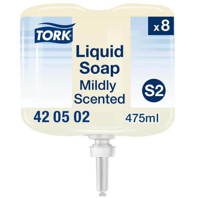 [HY421502] Tekuté mydlo TORK jemné 475 ml do mini dávkovača TORK Elevation svetložlté S2