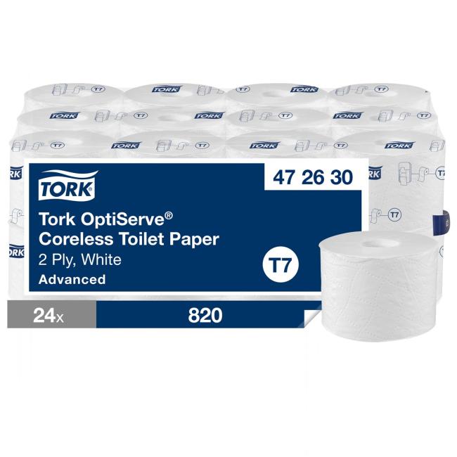 [HY472630] Toaletný papier bezdutinkový advanced 2-vrstv. TORK OptiServe T7