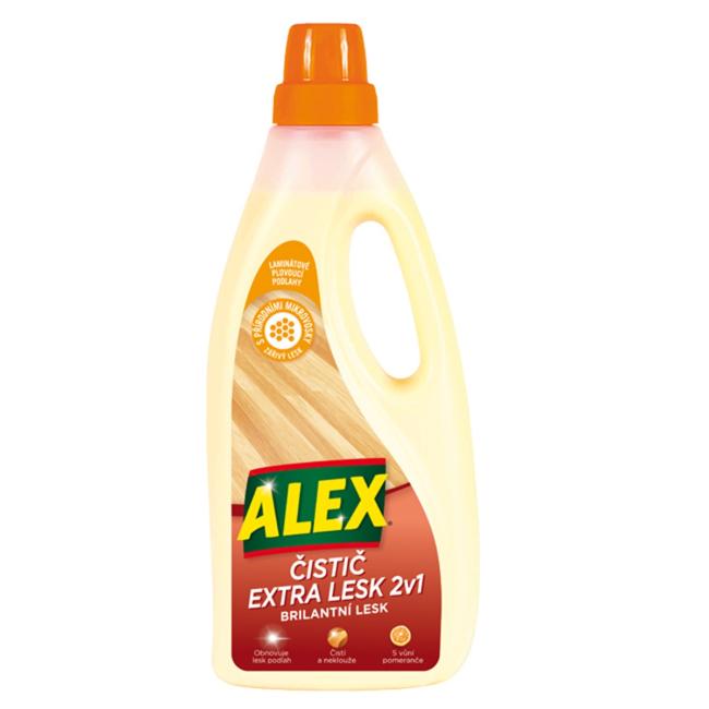 [HY520166] Alex čistič prirodzený lesk 2v1 na laminát pomaranč 750ml