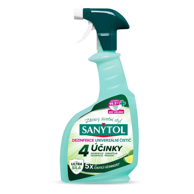 [HY632254] Sanytol univerzálny dezinfekčný čistič 4 účinky sprej 500 ml