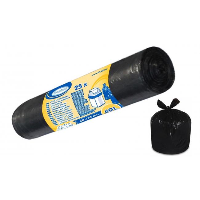 [HY696607] Vrecia 60l 600 x 700 mm 23 mic. 25 ks čierne