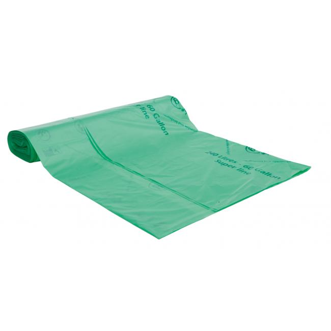 [HY760240] Vrecia kompostovateľné BioBag na odpad 240 ℓ extra pevné 12ks