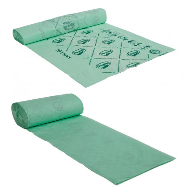 [HY764345] Vrecia kompostovateľné BioBag do koša 10 ℓ 43 x 45 cm 25 ks