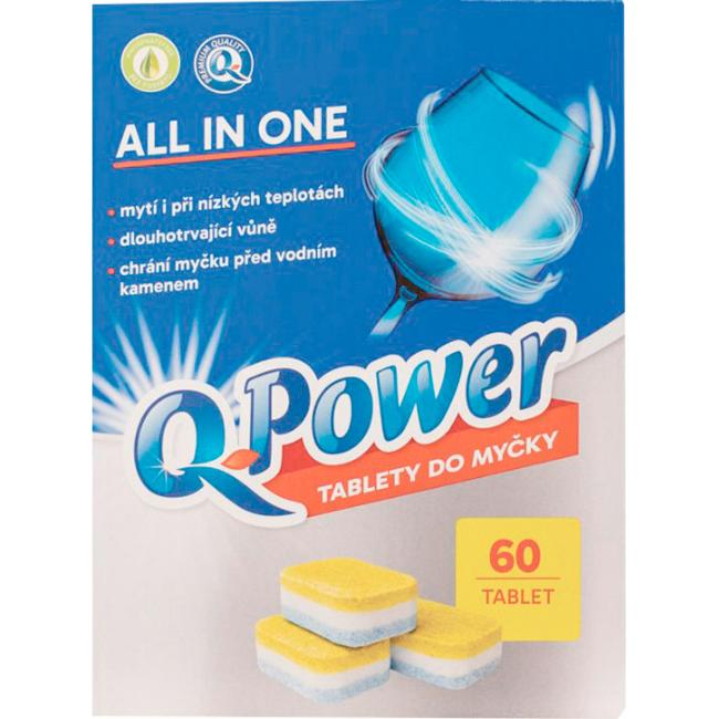 [HY812633] Q-Power tablety do umývačky riadu All In One 60 kusov