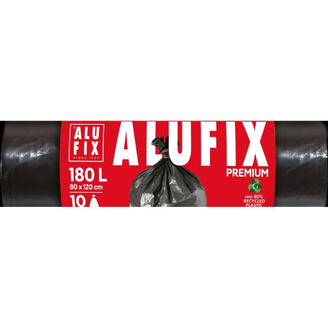 [HY946016] Vrecia na odpadky PROFI 180 l / 10 ks, 45mic., 80 x 120 cm, čierne, LDPE