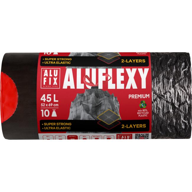 [HY946032] Vrecia na odpadky zaťahovacie. 45 ℓ/10 ks, 28mic, LDPE