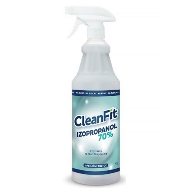 [HY999801] CleanFit alkoholový roztok IZOPROPYLALKOHOL 70% s rozprašovačom 1 l