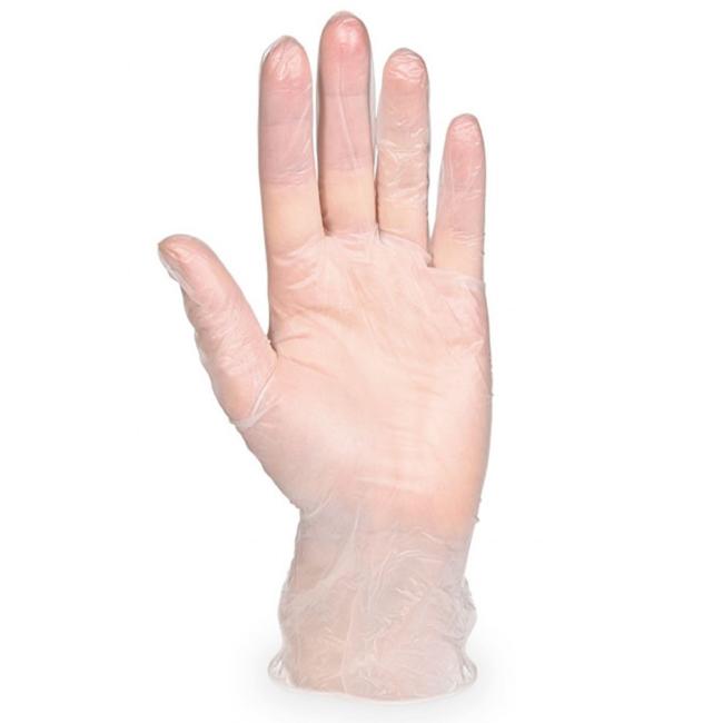 [HY999998] Rukavice jednorazové, vinylové, nepudrované, číre veľ. 10/XL (100 ks)
