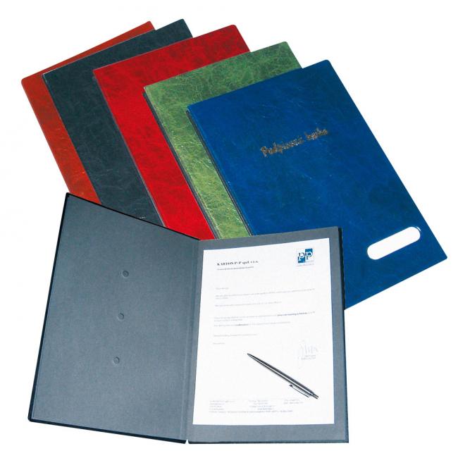 [KP720900] Podpisová kniha plastová 14 KARTON PP čierna