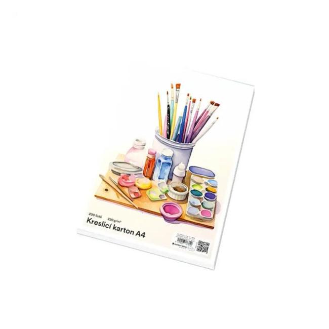 [OP541823] Kresliaci kartón, 220g, A4 200 ks