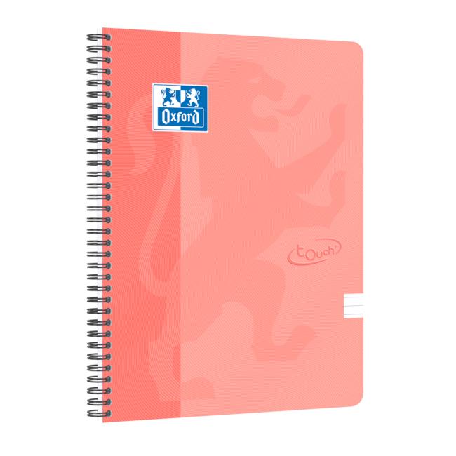 [OX079643] Blok Oxford Nordic Touch lososový, A4+, 70 listov, linajkový