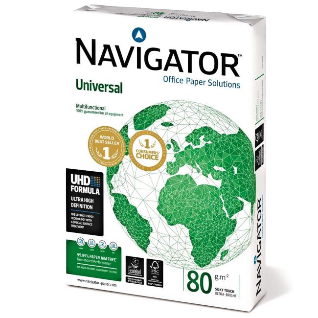 [PA000809] Kopírovací papier Navigator Universal A4, 80g z vysoko kvalitnej eukalyptovej buničiny