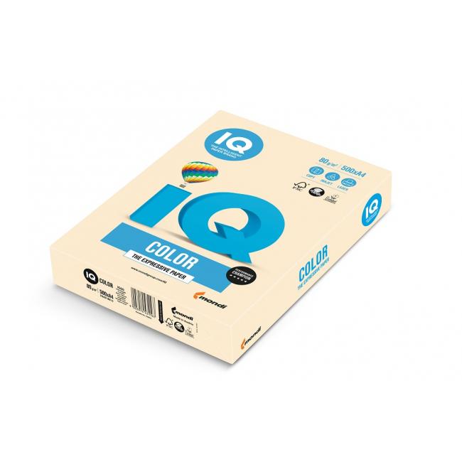 [PA001102] Farebný papier IQ color krémový CR20, A4, 80g
