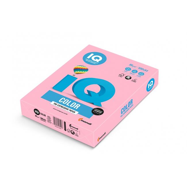 [PA001112] Farebný papier IQ color flamingo ružová OPI74, A4, 80g