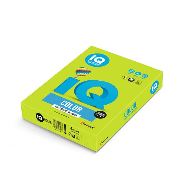 [PA001140] Farebný papier IQ color limetkovo zelený LG46, A4, 80g