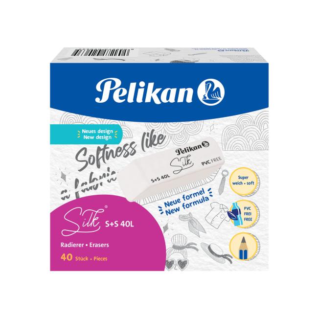 [PE606141] Guma bez PVC Pelikan S+S 40 L krémová 40 ks