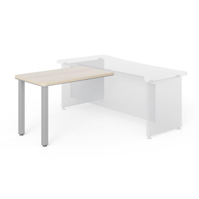 [LZ001401] Prídavný stôl Lenza Wels, 110x76,2x70cm, kovové nohy - agát svetlý