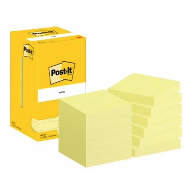 [MM065411] Samolepiaci bloček Post-it 76x76 žltý 12x100 lístkov