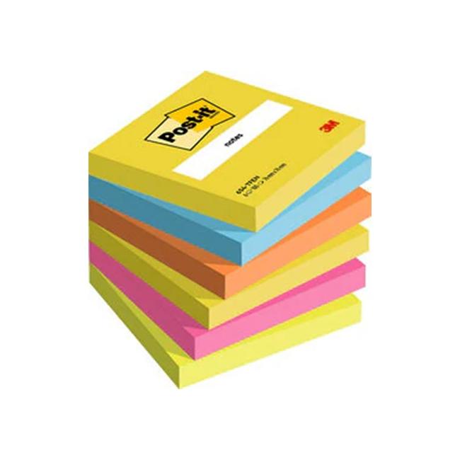 [MM065439] Samolepiaci bloček Post-it ENERGETIC 76x76mm, 6x100 lístkov